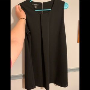 Mid-Thigh Length Black Dress
